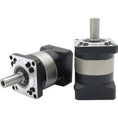 1 stücke Nema23 Schrittmotor-Reduzierstück Planetengetriebe 60mm Servo-Reduzierstück 57mm Motorgetriebe Hochpräzises Getriebe Drehzahlreduzierungsreduzierstück(Ratio 5 to 1,11 Input 14 Shaft)