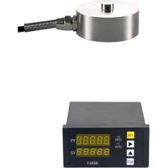 Load Cell Sensor with Display Display, Pressure and Pull Load Cells for Force Measurement 30 kg, 50 kg, 100 kg, 200 kg, 300 kg (2T and Indicator)