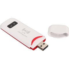 Ejoyous 4G USB WLAN Hotspot Stick, Mobile Modem Router, Portable WiFi Dongle with SIM Card Slot for Phone, Laptop, TV, High Speed Internet Sharing for Up to 10 Devices