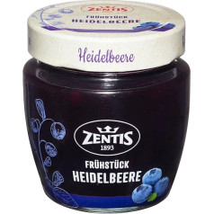 Zentis Breakfast Blueberry 230 g - Fruity Blueberry Spread with Balanced Sweetness for Delightful Breakfast Moments