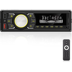 ESSGOO DAB+ 1DIN Car Radio with Bluetooth RDS AM FM MP3 2X USB SD AUX Hands-Free Kit