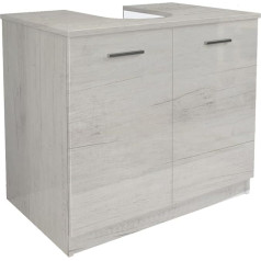 Mama Store Large White Oak 2 Door Vanity Unit for Home Assembly