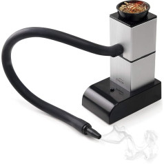 Lacor, magic food smoker, smoking gun, cooking smoker, contains replacement filters and Olive Serrén bag, ideal for smoking and flavouring foods, colourful, 69221