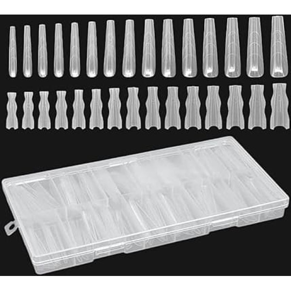Nagelspitzen-Set, transparentes Sandwich-Maniküre-Werkzeug, -Nägel, Tipps für Zuhause, Familie, Reisen, Urlaub, Salon, Spa, Hochzeit, , Pediküre, Schönheits-Make-up