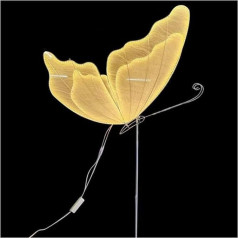 Creative LED Floor Lamp, 2 Pieces Wedding Butterfly Decorations Floor Lamp, Luminous (Warmlight, 120 cm)