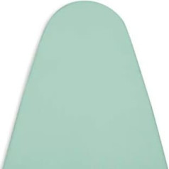 Encasa Homes Replacement Ironing Board Cover with Extra Thick 4 mm Felt Pad - Mint Green - Plain Cotton Elastic (Fits Medium Standard Boards of 112 x 34 cm) Heat Reflective