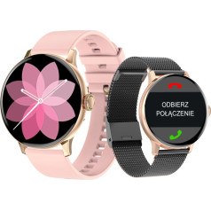 Giewont Sieviešu viedpulkstenis Pink Gold Black GW330-4 / N/A