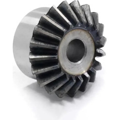 1 Stück 3M Kegelrad 15 16 17 18 19 20 21 22~24 Zähne 1:1 90 Grad Eingriffswinkel Metallantriebsgetriebe Zahnrad 45# Stahlhärtung(3M 22 Teeth)