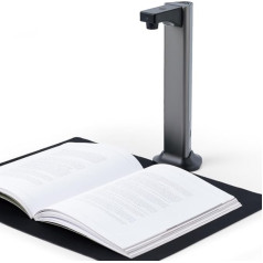 A3 Scanner Document Scanner USB: 13MP Book Scanner with OCR TTS Visualizer 3-Stage LED Lighting Portable Document Camera for Office/School/Home/Teacher/Library/Archiving