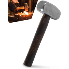 Blacksmith Handcrafted Forging Hammer 3lb Transport Knife Forging Tool