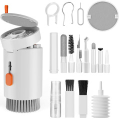 Laptop Screen Keyboard Cleaning Kit 20 in 1 Airpod Cleaning Kit Screen Cleaner Multifunctional Desk Gadgets Cleaning Brush Set for Computers AirPods Cameras