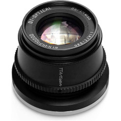 TTArtisan 35 mm F1.4 Lens APS-C MF Camera Lens for Sony E-Mount Cameras A5000 A5100 A6100 A6300 A6400 A6500 A6600 NEX A7 A7I A7R A7RIV A7S A7SI A7SII A9 and More E Mount Black