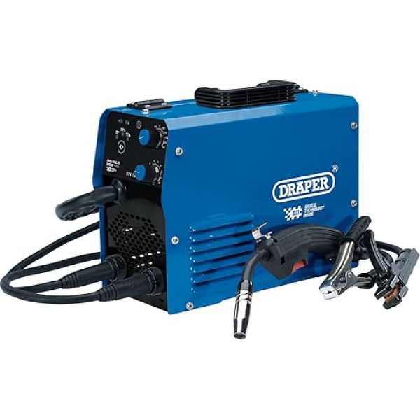 Draper 70049 Gasless MIG Inverter Multiwelder Dti, 120A, Blue, One Size