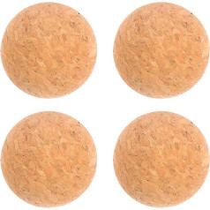 LIFKOME Holzkugelkorken Aus Naturholz Dekorative Weinstopfen 3,6cm ø 4 Stück Zarte Holzverschlusskugeln Für Weinflaschen Und Selbstgemacht Dekoration