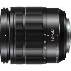 PANASONIC LUMIX G VARIO LENS, 12-60MM, F3.5-5.6 ASPH, MIRRORLESS MICRO FOUR THIRDS, POWER OPTICAL I.S, H-HS12060 (USA BLACK)