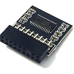 Gintai TPM Module 2.0 LPC 18pin Infineon SLB9665 for ASRock Fatal1ty Z97 Killer/Z97X Killer, Z97M Anniversary, Z97M Pro4, Z97 Pro3/Pro4, Z97 Anniversary, Z97 Extreme4/Extreme6/Extreme6/Extreme6