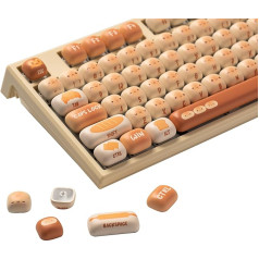 Akko PBT Keycaps Set Bun Wonderland MOG Profile 138 Keys Keycaps for Mechanical Keyboards