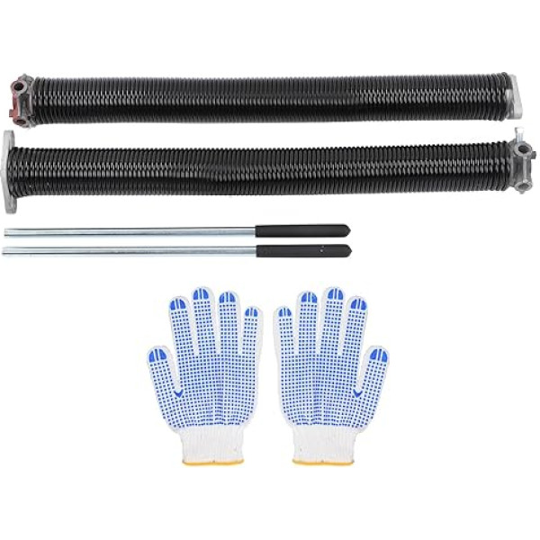 Torsion Springs for Garage Door with Non-Slip Winding Bars Electrophoretic Coating 218 x 2 x 23 (218 x 2x25)