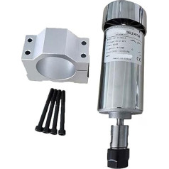 200W 300W 400W 500W 48VDC ER11 ER16 luftgekühlte Spindel Hochgeschwindigkeitsspindel Bürste und Halterung(400WER16 and bracket)