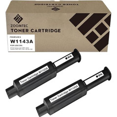 143A W1143A Tonerkartusche Kompatibel mit HP 143A W1143A 143AD W1143AD Schwarz Kompatibel mit Drucker HP Neverstop Laser MFP 1202w 1202nw 1201n 1001nw (2x Schwarz)