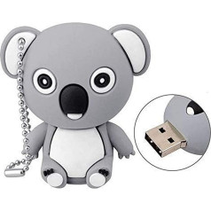 Ulticool - Koala Bear 32 GB - USB Flash Pen Drive - Memory Stick Data Storage - Memory Stick - Grey