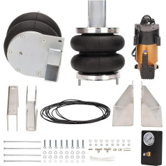 Federbalg Luftfederung Kompatibel Mit Für Daily 35S 35L ​​2006–2014, Luftfedertasche + 12-V-Kompressor-Kit, Luftfeder-Nivellierungskit, 5000 Lbs