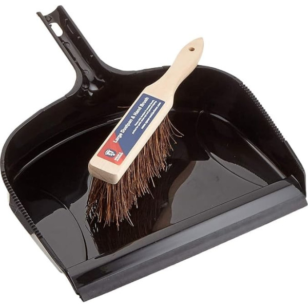 Spear & Jackson DUSTPAN Dustpan and Brush Set, Black