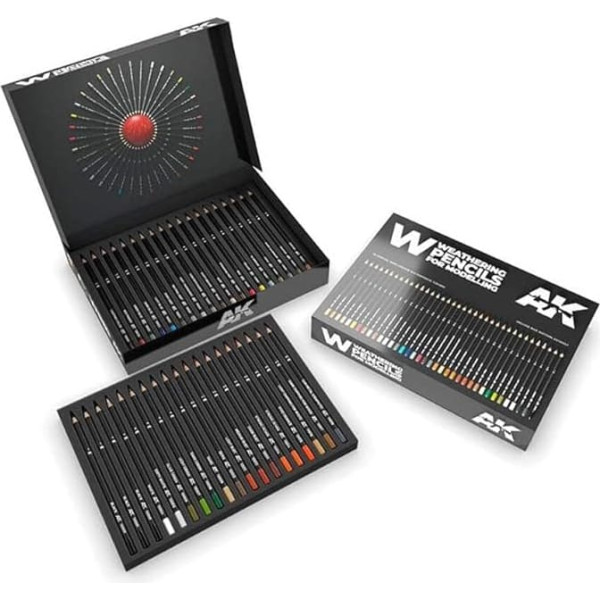 (AK10047) - AK Interactive Pencils Set - Deluxe Edition Box 37 Pencils