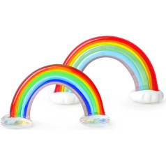 esmen 2 Stück Bunte Cartoon-Regenbogen-Bastelarbeiten aus Glas, kleine Ornamente, Büro-Dekompressionszubehör