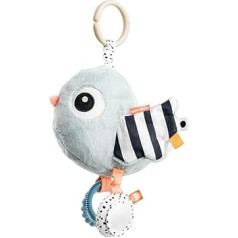 Done by Deer Birdee Blue Sensory Activity Toy - Fun Colours and High Contrasts for Visual Stimulation, from 0 Months - Perfect for Developing Your Newborn's Vision