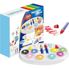 Wasserfarben-Stift – Aquarell-Pinsel-Marker-Set | Kreativer Graffiti-Zeichenstift mit Stempel für Kinder und, zum Unterrichten von Eltern-Kind-Aktivitäten