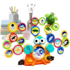 Gears Toy for Children, Educational Activities, Gear Connection Sets, for and Girls Birthday Parties at Home, Preschool, School, Travel and