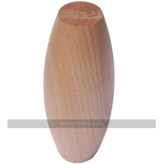 Masters Traditional Games Set of 9 Gloucester Style Skittle Pins (10 x 4 Inch Beech Laminated)