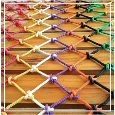 Rope Braid, Stair Braid, Outdoor Climbing Braid, Twine Braid, Spiral Balcony Staircase, Landscape Railing Decoration (3 x 4 m)