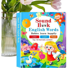 Baby Sound Books | Interaktive Vorlesebücher Für Kleinkinder,Elektronische Lernspiele Sensorische Spielzeuge Zur Sprachförderung Für Kinder
