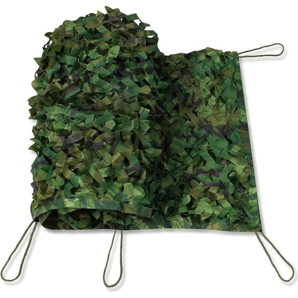 your GEAR Camouflage Net Camouflage Army Net in 5 Sizes 1.5 x 3 | 5 m, 3 x 3 | 4 m & 4 x 5 m Outdoor Camouflage Privacy Screen Sun Protection Hunting Forest [3 x 3 m]