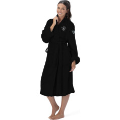 NORTHWEST The Company Official NFL Las Vegas Raiders S/M Silk Touch Number Dressing Gown - Black, 25