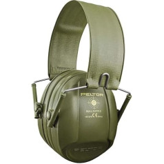 3M Peltor Bull's Eye I Ear Defenders H515FGN, Green, SNR = 27 dB