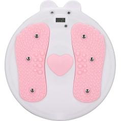 Twisting Waist Disc Board, Waist Trimmer Disc Board Machine, Balance Board Trainer Twisting Waist Disc Bodytwister with Electronic Counting for Training