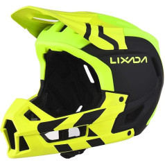 Lixada MTB Bicycle Helmet Full Face Mountain Bike Helmet Ventilation Lightweight Helmet 59-62 cm