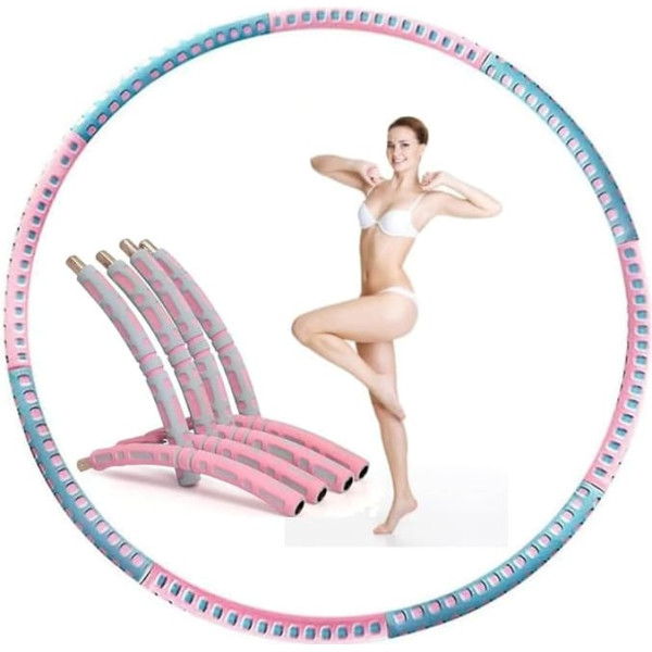 HULA HOOP Massage Rim for Fitness and Ankle with Massage Balls
