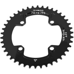 keyren BCD 104 mm bicycle chain ring, 40T / 42T for bicycle crankset, mountain bike, road bike, AM/XC bicycle (42T disc (104BCD))