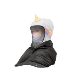 Unisex Adult Cappuccio Opossum Story, Grey Unicorn, Plain