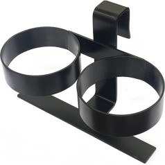 Camping-Kühler-Getränkehalter für Getränke, 2 Schlitze, Eisen-Getränkehalter, Zubehör mit 8,3 cm Durchmesser, passend für die meisten Dosen und Flaschen, für Picknicks im Freien und Reisen