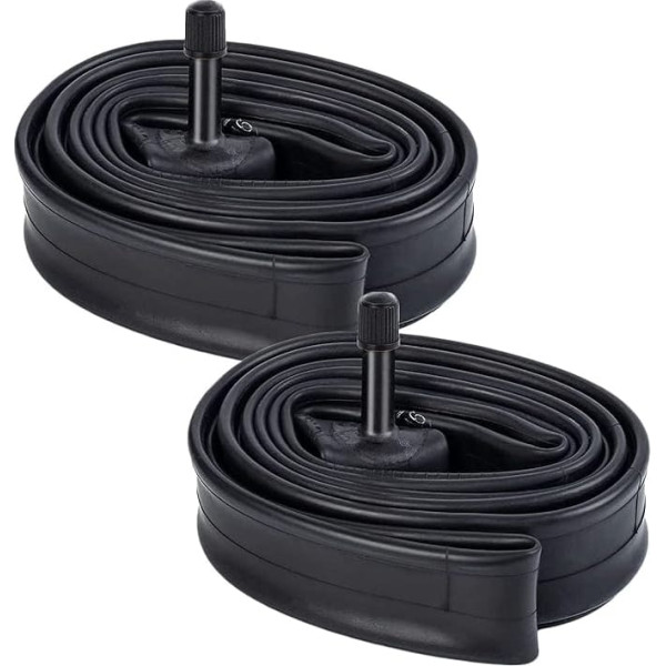 2 x 26 x 1.50/1.75 AV32mm Schrader Valve 26 Inner Tubes Compatible with 26 x 1.50, 26 x 1.75 Bicycle Tyres