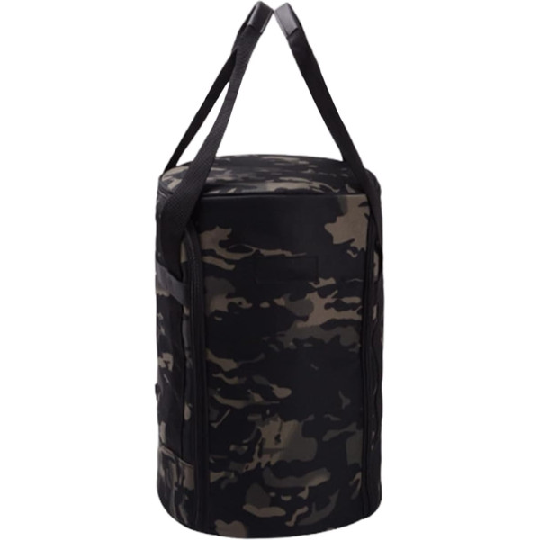 Koreanischer Campingkocher-Koffer – Tasche für kleine Gaskartusche mit integriertem Brenner aus starkem, abriebfestem Material, sichere Aufbewahrung tragbarer Ausrüstung, robuster Organizer für