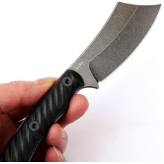 EDC fixed blade, DC53N steel, Micarta handle, outdoor tool