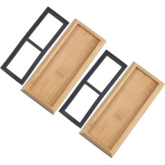 SHOWERORO 2 Sets Whetstone Base Polishing Tool Whetstone Storage Holder Sharpening Stone Holder for Home Sharpener Holder for Home Sharpening Block Stand Slicker Holder Bamboo Beige