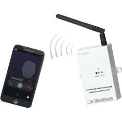 GSM kontrolieris vārtu vadībai, ar USB ieeju, 4G