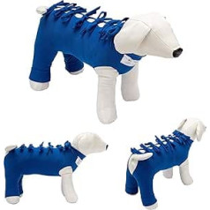 Bendana Post-operative suit for dogs and cats, protects wounds and bandages and gives the animal its freedom of movement. Model 021 - Suit for stomach, chest and hind legs (XL)